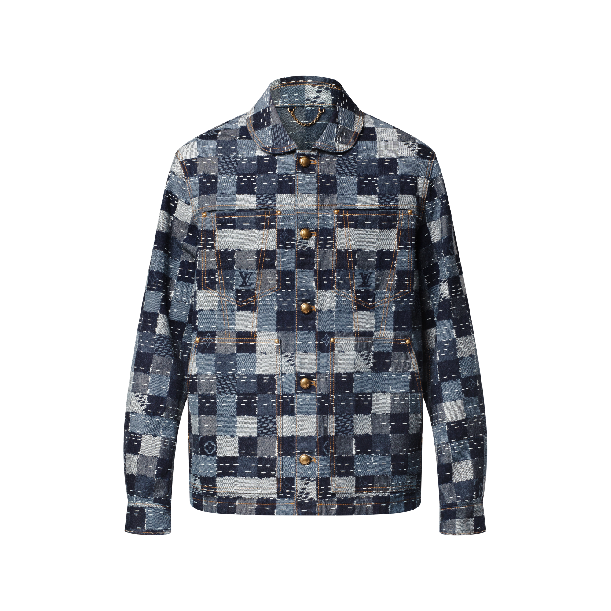 Damier Denim Workwear Blouson - Ready-to-Wear | LOUIS VUITTON
